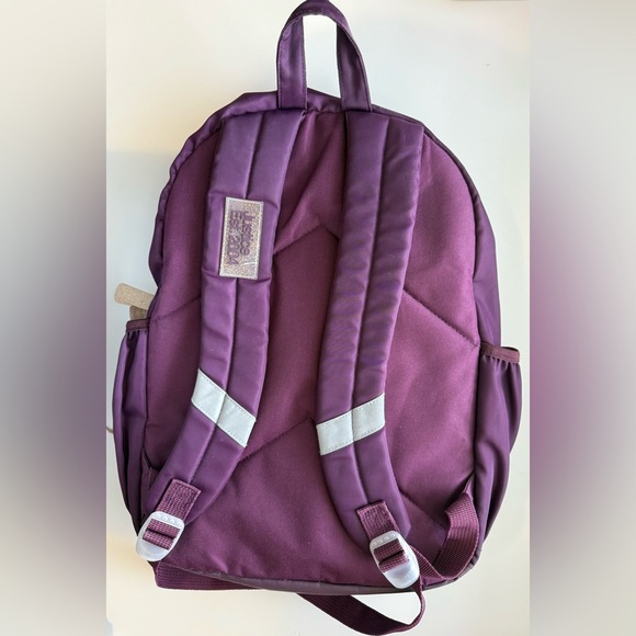 Justice™ Girls Nylon Multi Compartment 17” Backpack With Glitter Logo - Picture 3 of 14